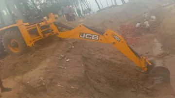 Demolished Wall Under Construction 