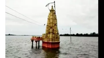 Sangameshwar Temple In Water 