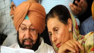 Amarinder and Parineet Kaur