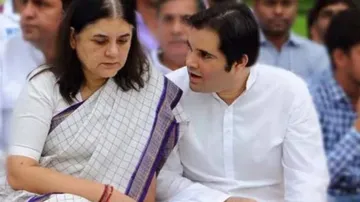 Varun Gandhi And Maneka Gandhi