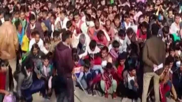 Thousands Of Candidates Throng For Interview 