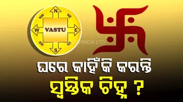 Make swastikas for good luck