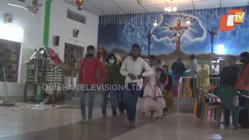 Children Sing Carol During Pre-Christmas Celebrations At Catholic Church In Baliguda