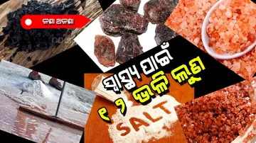 Not only 3 but also about 12 variety of salt 