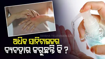 using too much sanitizer? It can be scary