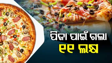 11 lakh lost for pizza