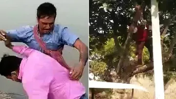  A boatman and another man refuses to take vaccine