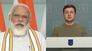 PM Modi Speaks To Ukrainian President