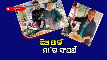 Single mother runs paratha stall to support daughter