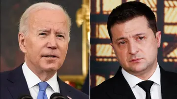 zelensky With Biden