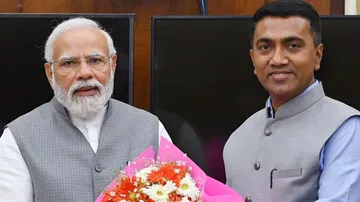 Pramod Sawant will take oath as goa cm on monday