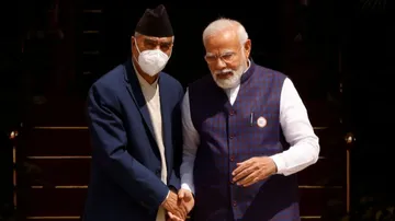 Modi With Nepal PM