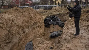 410 Civilian Bodies Found In Kyiv Region, Says Ukraine; Russia Denies Allegations