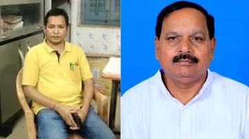 ବିଡିଓ କୃଷ୍ଣଚନ୍ଦ୍ର ଦଳପତି ଓ ଦେବଗଡ଼ ବିଧାୟକ ସୁବାସ ପାଣିଗ୍ରାହୀ