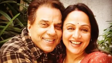 Dharmendra and Hema malini