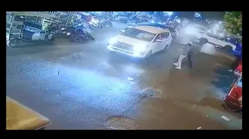 Shooting In Busy Delhi Locality