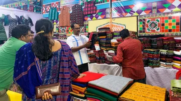 handloom expo in exibition ground