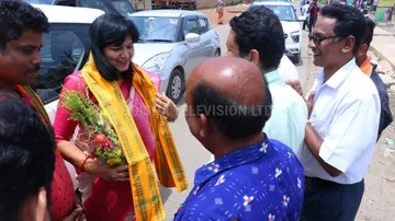 Aparajita Sarangi On a Visit To Baripada