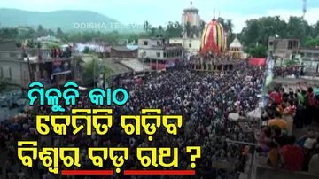 Shortage of wood affects tallest chariot preparation 