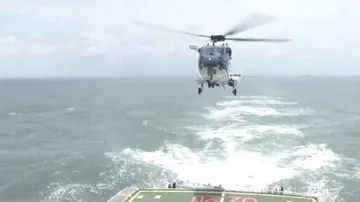 Indian Coast Guard chief lands Dhruv Mark III chopper on moving warship | Watch