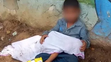 With Body Of 2-Year-Old Brother, Madhya Pradesh Boy, 8, Sat By The Road