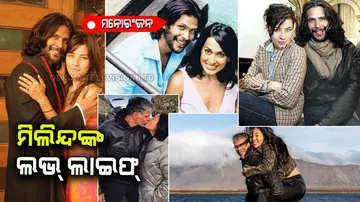 Milind Soman and Mylene Jampanoi love life