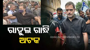 Rahul Gandhi Detained Amid Massive Congress Protest