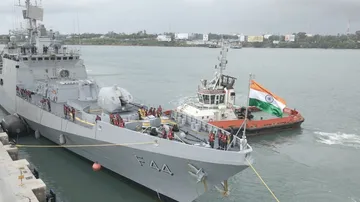 ଆଜାଦୀ କା ଅମୃତ ମହୋତ୍ସବକୁ ସ୍ମରଣୀୟ କରିବାକୁ ଆଫ୍ରିକାର ମୋମ୍ବାସାରେ ପହଞ୍ଚିଛି ଭାରତୀୟ ଯୁଦ୍ଧ ଜାହାଜ ଆଇଏନ୍‌‌ଏସ୍  
