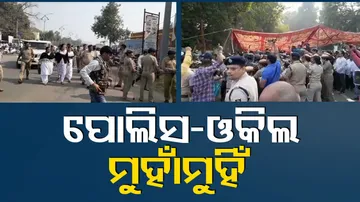 Lawyers Protest in Sambalpur