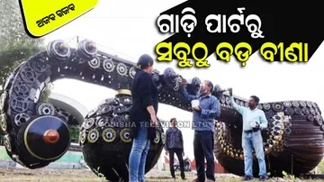 Viral Veena Made from Scrap in Bhopal