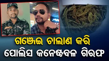 Odisha Constable Held For Smuggling Ganja