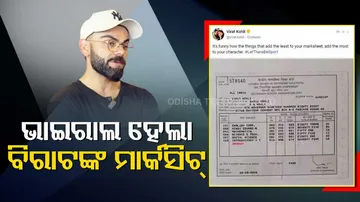 Virat Kohli 10th Marksheet