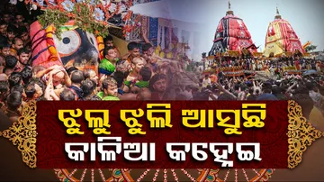 Lord Jagannath starts to ascend