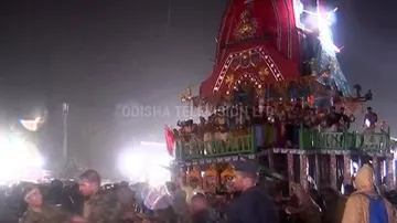 ସୁଭଦ୍ରାଙ୍କ ରଥର ଚାଲିଛି ଦକ୍ଷିଣ ମୋଡ଼