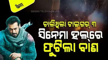 salman khan fans burst fireworks at cinema hall during tiger-3 screening