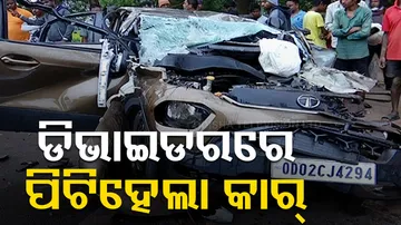 Car Accident In Bhubaneswar