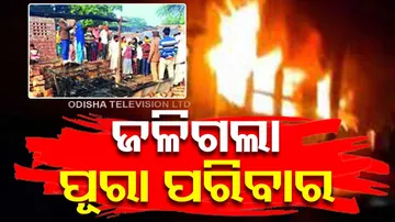 Three children burnt alive as hut catches fire in Firozabad, parents critical