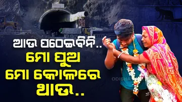 Uttarkashi Tunnel Rescue: Woman breaks down to tears after rescued son returns home