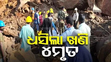 Chhattisgarh Rock Collapse at NMDC Mine Plant