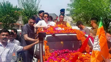 Kangana Ranaut launched her campaign for the Lok Sabha election 2024