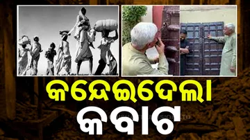 door left at a partition finds its journey