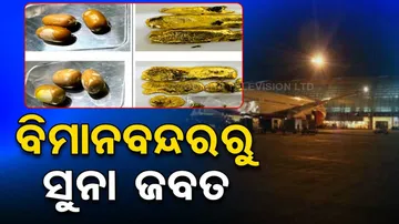 Gold Seized From Bhubaneswar airport