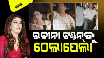 Raveena tendon accused of assault scuffle video goes viral 