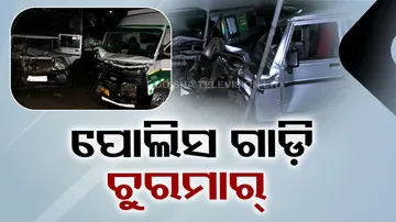 Police Van-108 Ambulance Collision