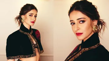 Ananya pandey slays lakme fashion week in a royal look