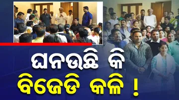 BJD Leaders Meet Party Supremo