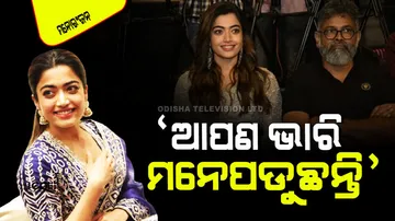 Rashmika mandanna share photos from pushpa 2 set on sukumar birthday