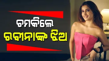 Actress rasha thadani shared latest look she is looking like a Barbie doll