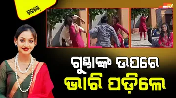 Mahakumbh Monalisa action scene video viral on social media