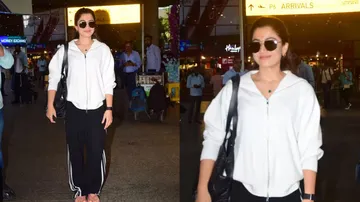 Rashmika Mandanna spotted at airport in casual look